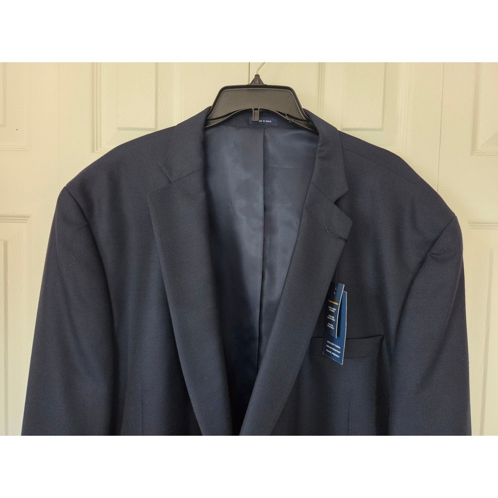 Stafford Travel Blazer Big & Tall Mens 60 Blue NWT $190 - Picture 2 of 9